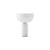 Lampe sans fil rechargeable Kizu LED marbre blanc / Base marbre - H 24 cm - NEW WORKS