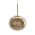 Whirl Medium Pendant plastic material gold / LED - Ø 30 cm - Tom Dixon