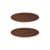 Out of Lines Plate ceramic brown / Set of 2 - Ø 27.5 cm - Serax