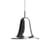 Suspension Pantop métal argent / Ø 23 cm - Verner Panton (1980) - Verpan