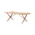 Tavolino X HM13 legno naturale / Ripubblicato nel 1959 - 120 x 61 x H 47 cm - &tradition