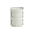 Ablage Facet Low plastikmaterial grau / H 49 cm - 2 Türen / Mit Rollen - Hay