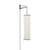 Applique avec prise Silk Lantern beige / Soie naturelle - H 50 cm - Gubi