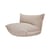 Chauffeuse The BonBaron Slim beige / INDOOR - Tissu bouclé - Fatboy