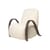 Poltrona imbottita Buur tessuto bianco / Tessuto bouclé - Ferm Living