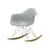 RE RAR - Eames Plastic Armchair Rocking chair plastic material grey / (1950) - Recycled - Vitra