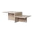 Table basse Distinct pierre beige / Travertin - 100 x 55 x H 35 cm - Ferm Living