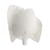 Tischleuchte Tea plastikmaterial weiß / L 28 x H 32,5 cm - Recycling-Material - Kartell
