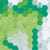 Carta da parati panoramica WallpaperLab Nested paper carta verde / Panoramica - 8 strisce - Edizione limitata - Domestic