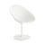 Drehsessel Ero/S/ plastikmaterial weiß / Soft-Touch-Oberfläche - Kartell
