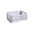 Korb Colour Crate plastikmaterial violett Medium / 26,5 x 34,5 cm - Recycelt - Hay