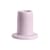Portacandela Tube Small ceramica rosa / H 5 cm - Hay