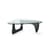 Table basse Noguchi Coffee Table verre noir / By Isamu Noguchi (1944) / 128 x 93 cm - Vitra