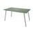 Table rectangulaire Monceau métal vert / 146 x 80 cm - 6 personnes - Fermob