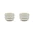 Set de 2 tasses à café Dune / By Kelly Wearstle - Ø 9 x H 6 cm - Serax
