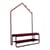 Vestiaire Funambule métal rouge / L 113 x P 47,5 x H 180 cm - Banc & portemanteau - Fermob