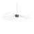 Vertigo Pendant plastic material black Large / Ø 200 cm - Constance Guisset, 2010 - Petite Friture