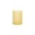 Vase Okra plastikmaterial gelb / H 24 cm - Recycled / Patricia Urquiola, 2024 - Kartell