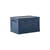 Boîte Box Medium plastique bleu / 40 x 29 x H 23,7 cm - Empilable - STUDIO ABOUT