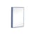 Miroir mural Shine Small métal bleu / 21 x 30 cm - HÜBSCH