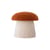 Pouf bambini Bertil tessuto arancione / Ø 37 x H 35 cm - Bloomingville