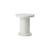Table basse Bit plastique blanc / Ø 50 x H 55 cm - Recyclé - Normann Copenhagen