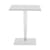 Tavolo quadrato TopTop - Dr. YES materiale plastico bianco Piano quadrato 70x70 cm - Kartell