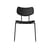 VLA26P - Vega Chair Padded chair leather black / Vilhelm Lauritzen, 1956 - CARL HANSEN & SON