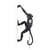 Applique d'extérieur avec prise Monkey Hanging plastique noir / H 76,5 cm - Seletti