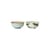 Bol 70s ceramics céramique multicolore / Set de 2 - Ø 19 x H 8,5 cm - HK LIVING