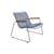 Fauteuil bas Click Roomy Lounge plastique bleu - Houe