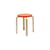 Stappelbarer Hocker E 60 holz orange / Alvar Aalto, 1933 - 4 Füße - ARTEK