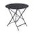 Klapptisch Bistro metall grau / Ø 77 cm - mit Sonnenschirmloch - Fermob