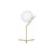 Lampe de table IC T1 High verre métal / H 53 cm - Michael Anastassiades, 2014 - Flos