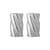 Portacandela Silvia ceramica argento / Set di 2 - Bloomingville