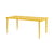 rechteckiger Tisch Midi metall gelb / 190 x 90 cm - 8 Personen - TIPTOE