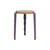 Lou Vague by Uchronia Stackable stool wood purple / Oak - TIPTOE