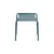 Tabouret empilable Week-end métal bleu / Aluminium - Petite Friture