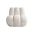 Fauteuil rembourré Toe blanc / Tissu bouclé - 101 COPENHAGEN