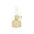 Öllampe Flamtastique XS plastikmaterial gelb / H 22,5 cm - Indoor - Fatboy