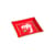 Tablett Playa keramik rot / Ablage – 11 x 11 cm - Jonathan Adler