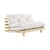 Divano convertibile Roots legno bianco / L 140 cm - 3 posizioni / Struttura in pino chiaro - KARUP DESIGN