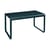 Table rectangulaire Bellevie métal bleu / 140 x 80 cm - 4 personnes - Fermob