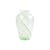 Yogu Spiral Vase glass green / Ø 19 x H 33.5 cm - & klevering