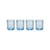 Bicchiere Fish & Fish Medium vetro blu / Set di 4 - 22 cl - Serax