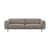 Canapé droit Rest tissu beige / 3,5 places - L 260 cm - Muuto