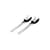Couverts à salade KnifeForkSpoon métal - Alessi