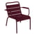 Fauteuil lounge Luxembourg métal violet / Dossier droit - Fermob