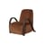 Fauteuil rembourré Buur marron / Velours - Ferm Living