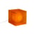 Lampe de table Lop Big Square plastique orange / Lauréat Archiproducts Design Award - BANG